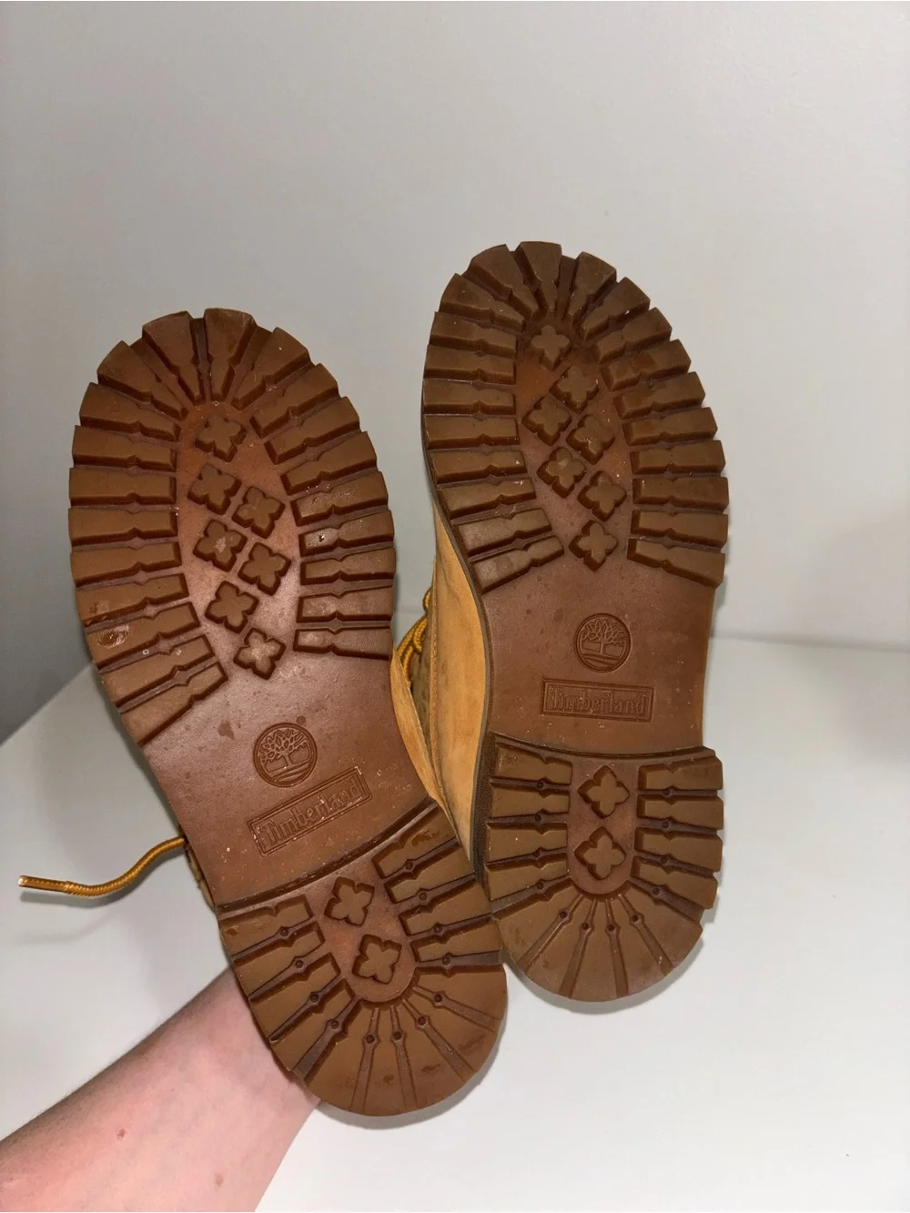Timberland Kids Wheat Tan Lace-Up Boots